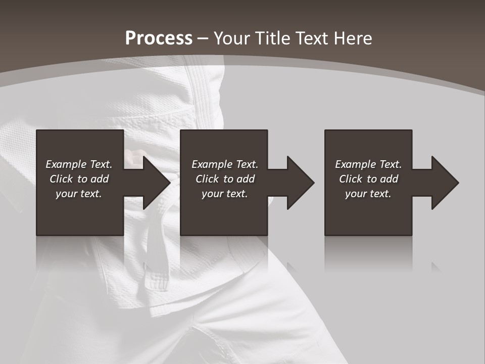 Single One Martial PowerPoint Template