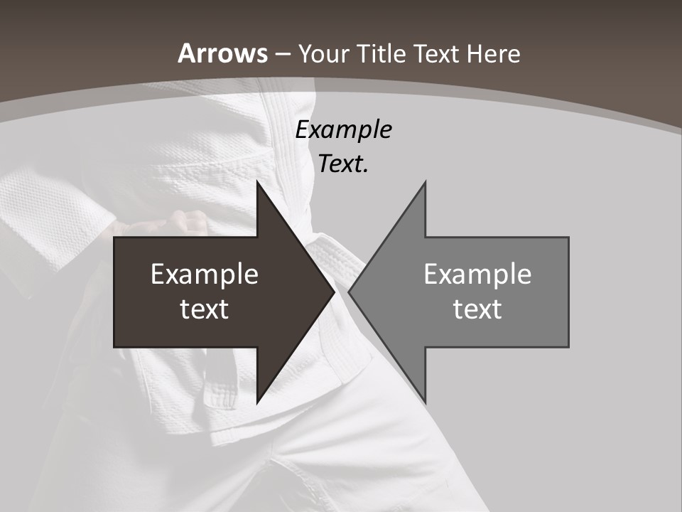 Single One Martial PowerPoint Template