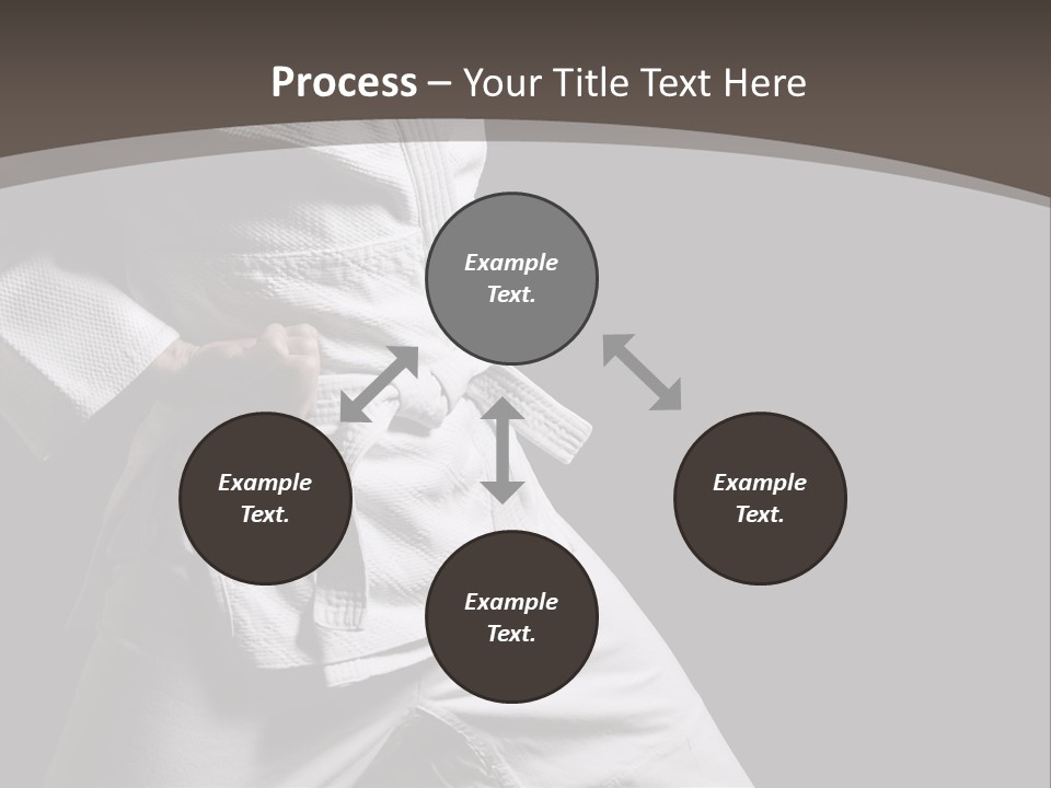 Single One Martial PowerPoint Template