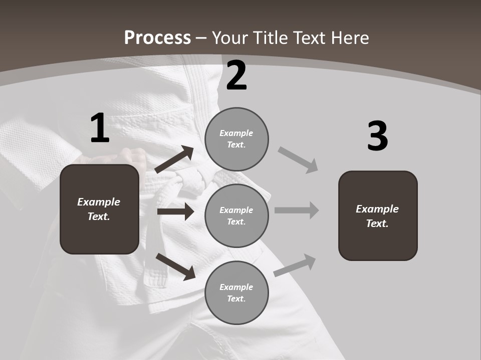 Single One Martial PowerPoint Template