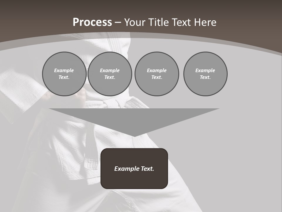 Single One Martial PowerPoint Template
