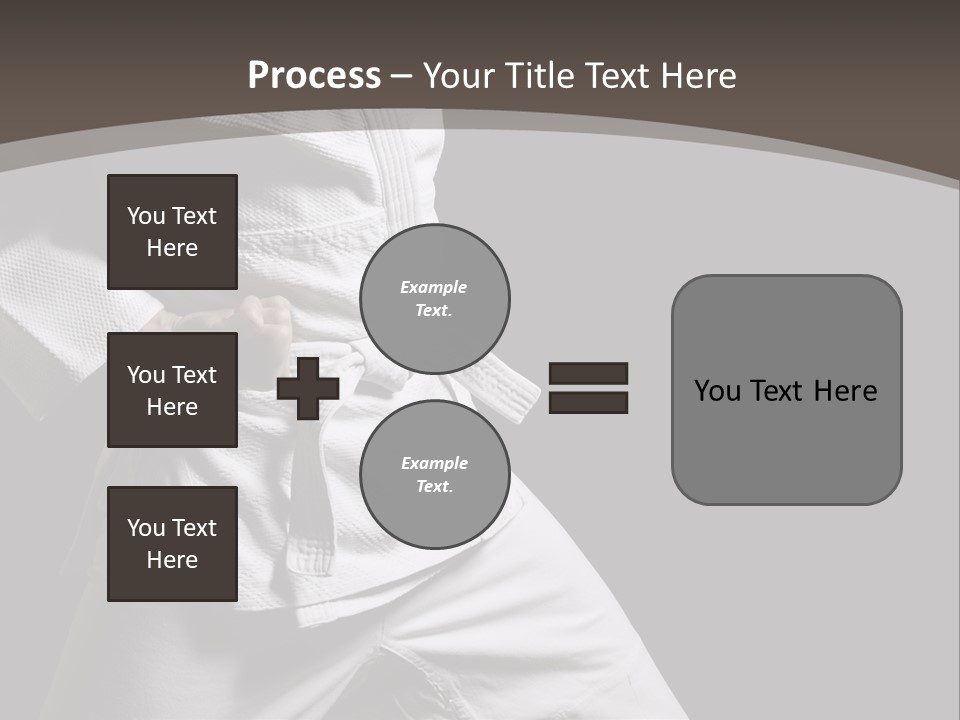 Single One Martial PowerPoint Template