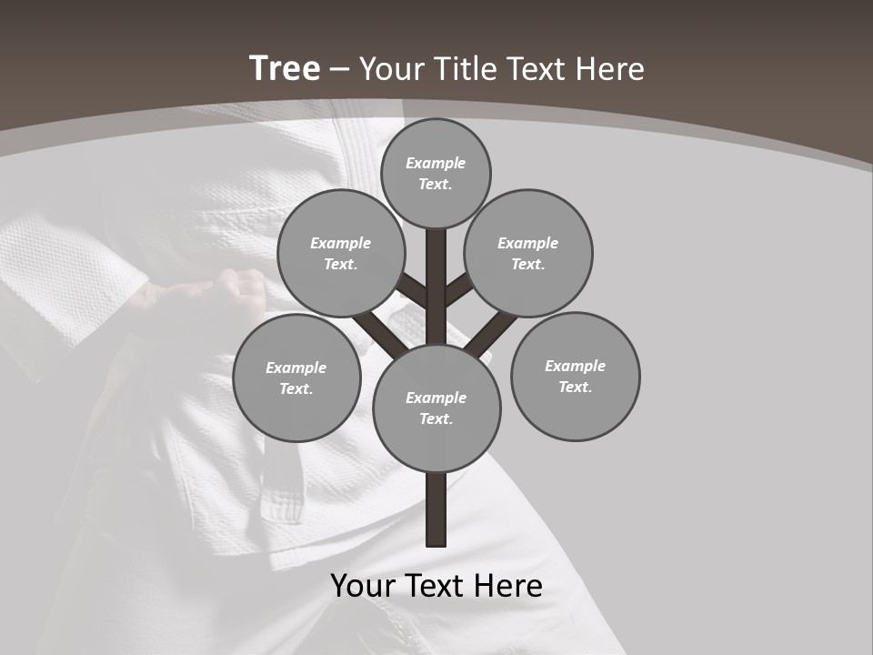 Single One Martial PowerPoint Template
