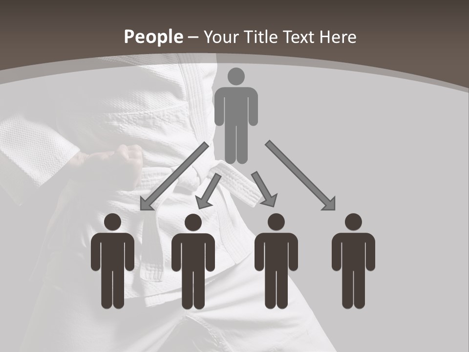Single One Martial PowerPoint Template
