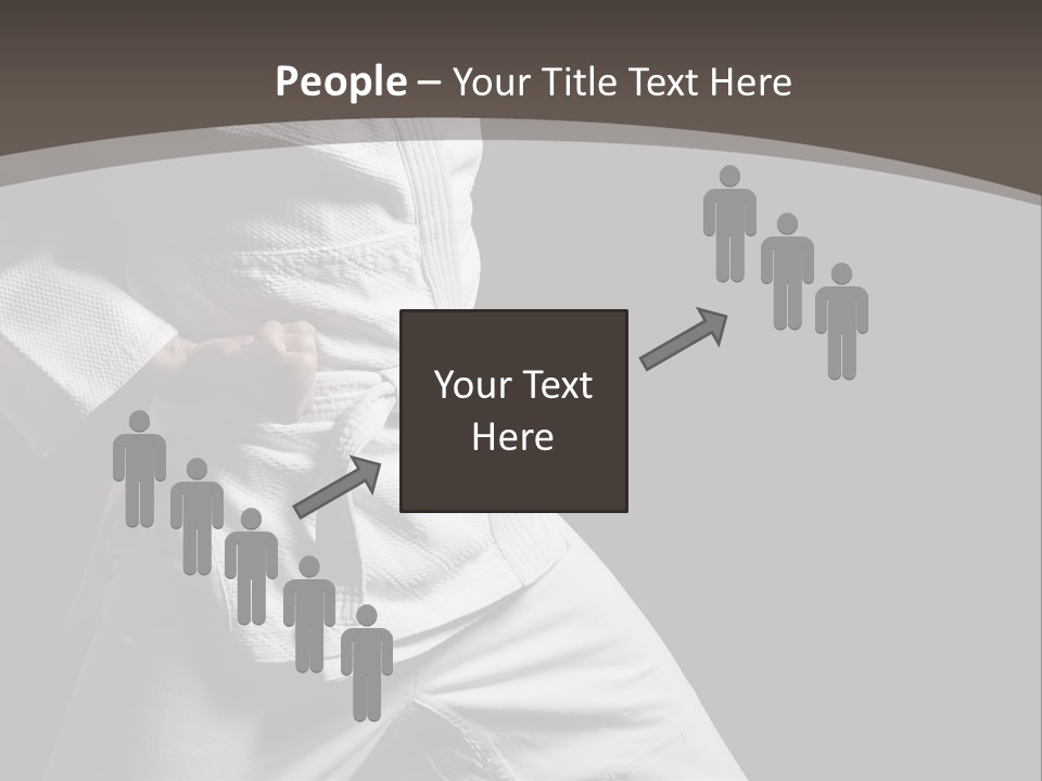 Single One Martial PowerPoint Template
