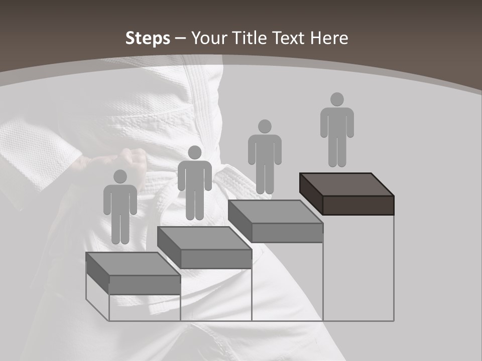 Single One Martial PowerPoint Template