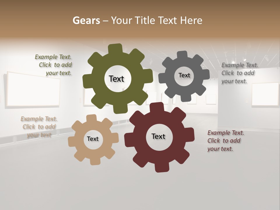 Photograph Spotlight Backgrounds PowerPoint Template