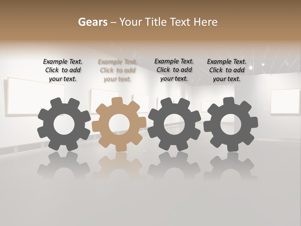 Photograph Spotlight Backgrounds PowerPoint Template