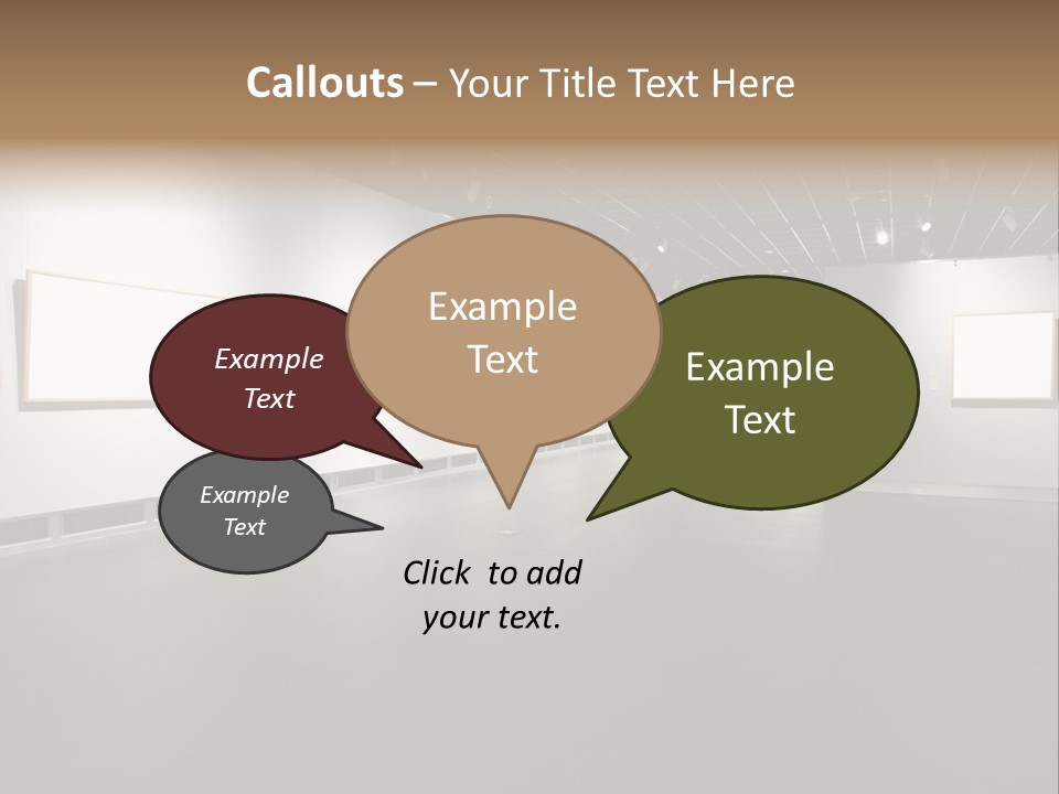 Photograph Spotlight Backgrounds PowerPoint Template