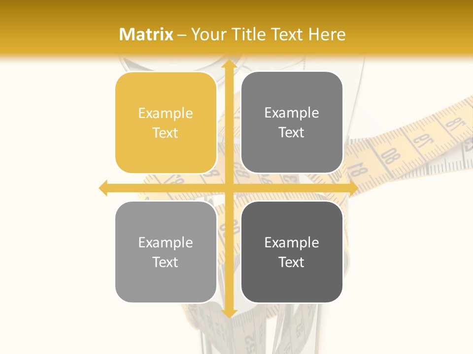 Fork Calories Lose PowerPoint Template
