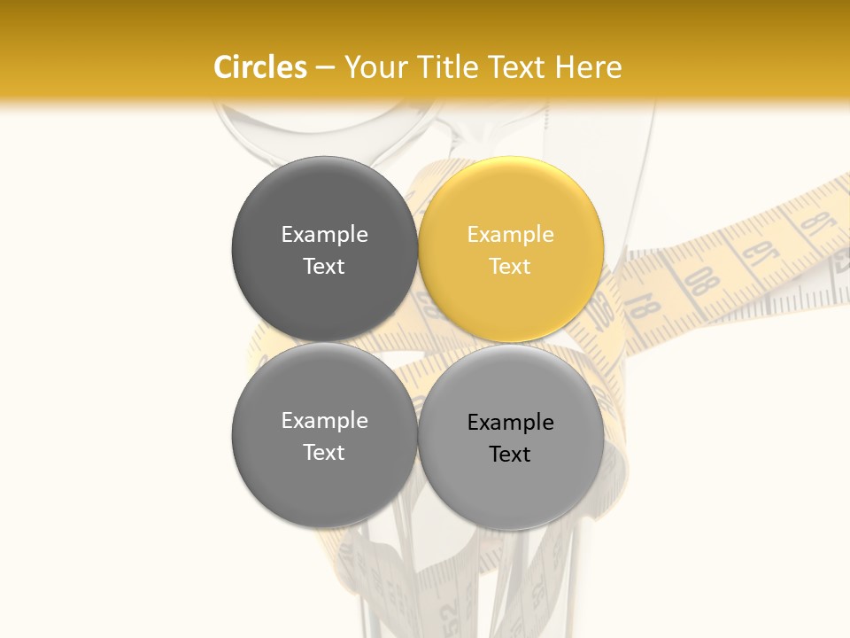 Fork Calories Lose PowerPoint Template