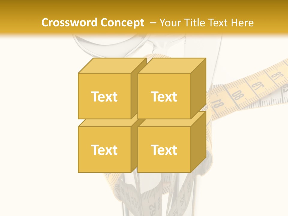 Fork Calories Lose PowerPoint Template