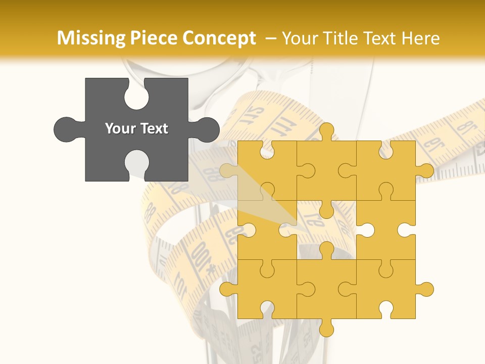 Fork Calories Lose PowerPoint Template