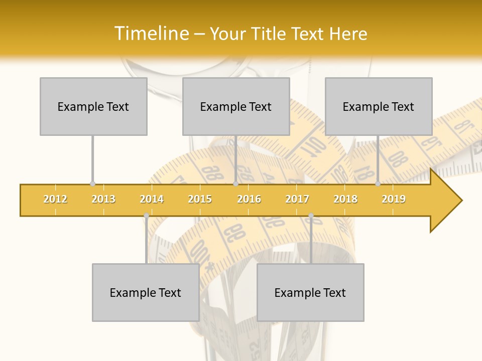 Fork Calories Lose PowerPoint Template