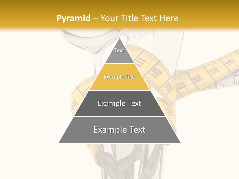 Fork Calories Lose PowerPoint Template