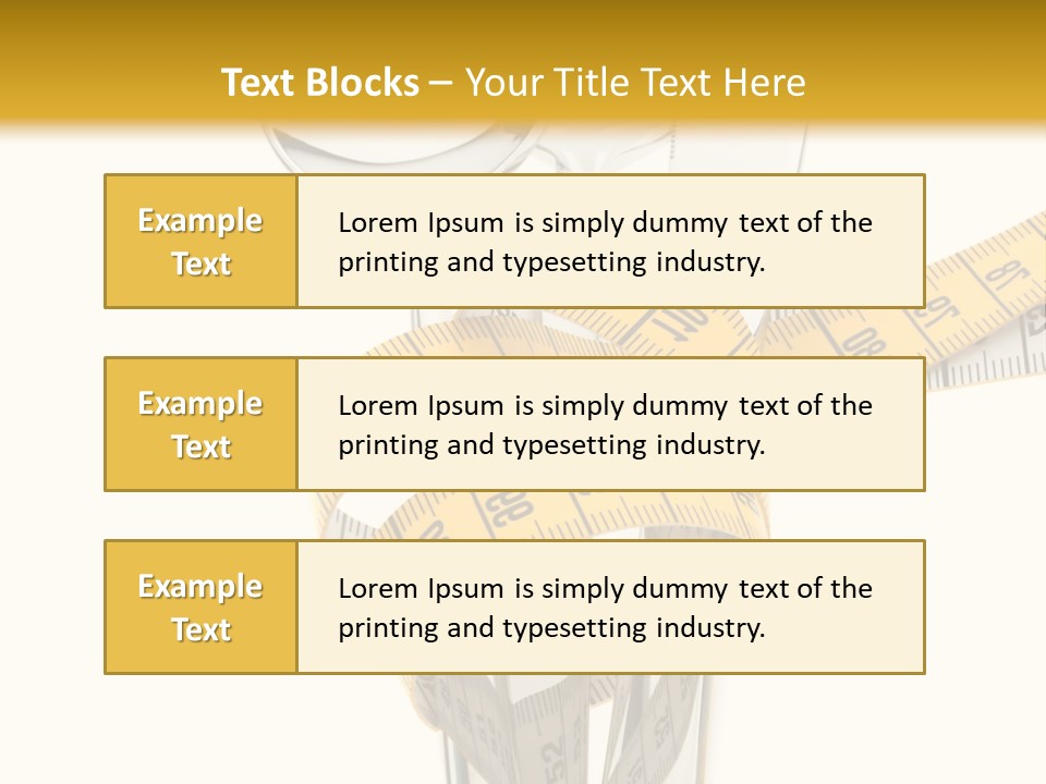 Fork Calories Lose PowerPoint Template
