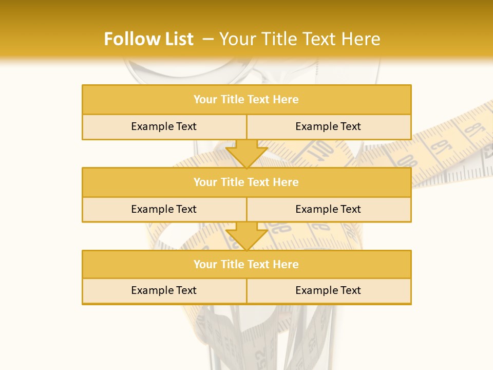 Fork Calories Lose PowerPoint Template