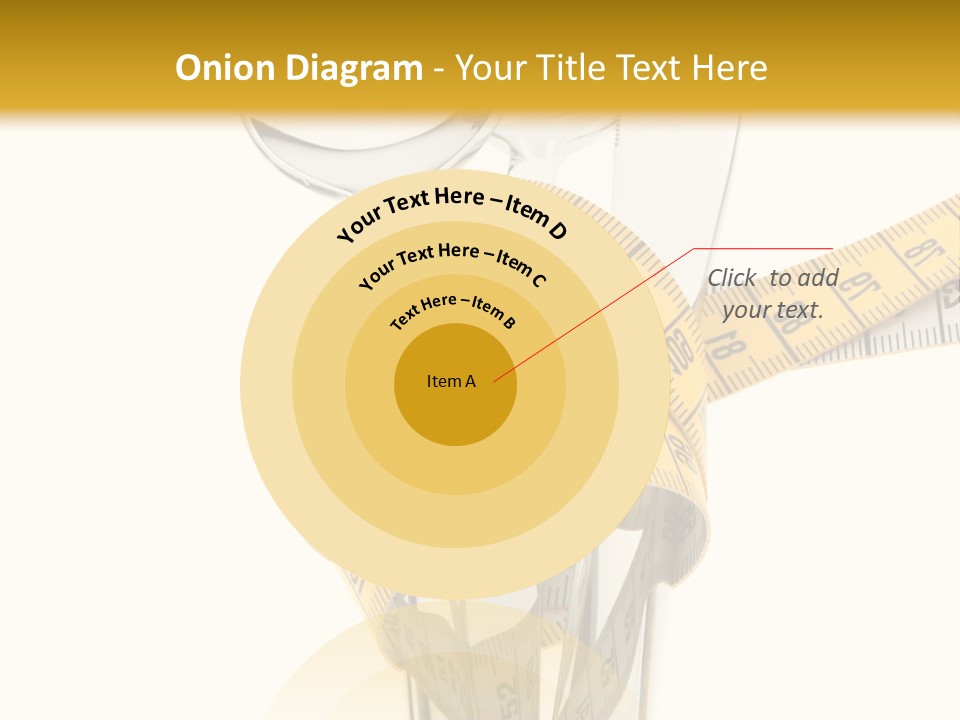 Fork Calories Lose PowerPoint Template