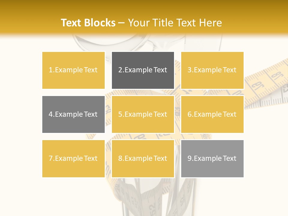 Fork Calories Lose PowerPoint Template