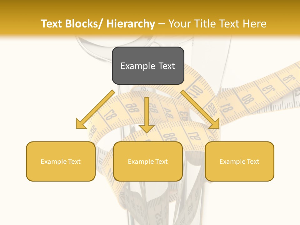 Fork Calories Lose PowerPoint Template
