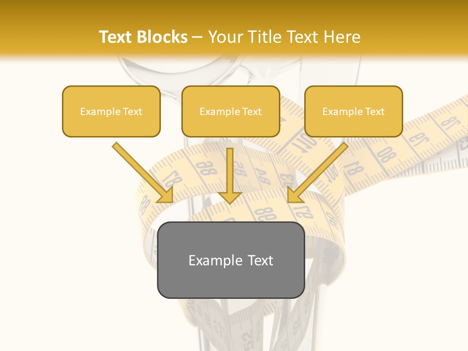 Fork Calories Lose PowerPoint Template