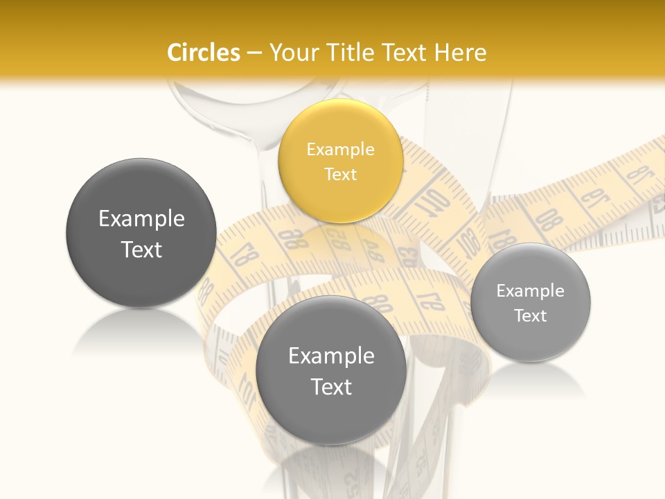 Fork Calories Lose PowerPoint Template