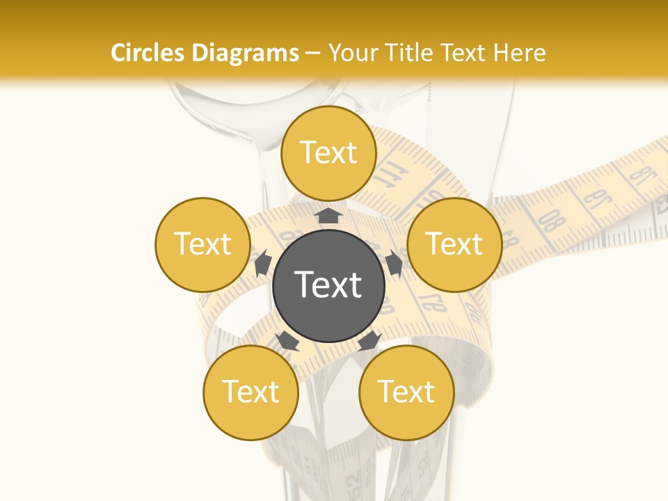 Fork Calories Lose PowerPoint Template