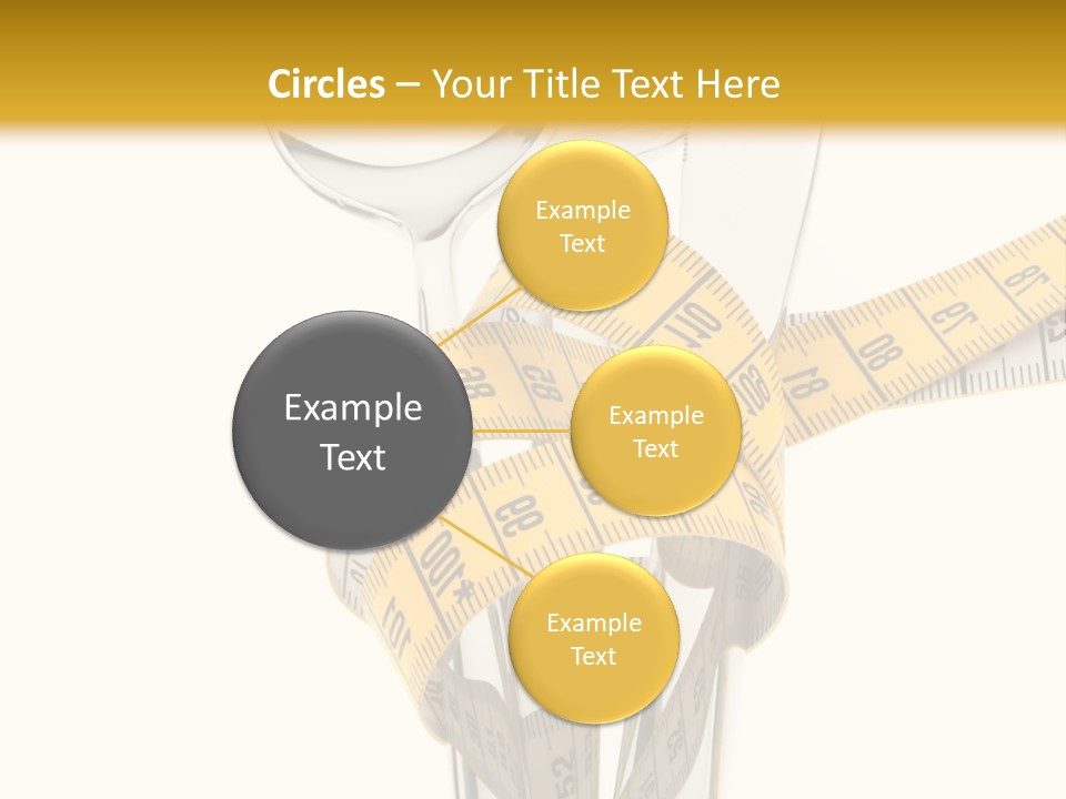 Fork Calories Lose PowerPoint Template