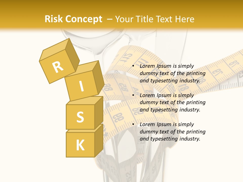 Fork Calories Lose PowerPoint Template
