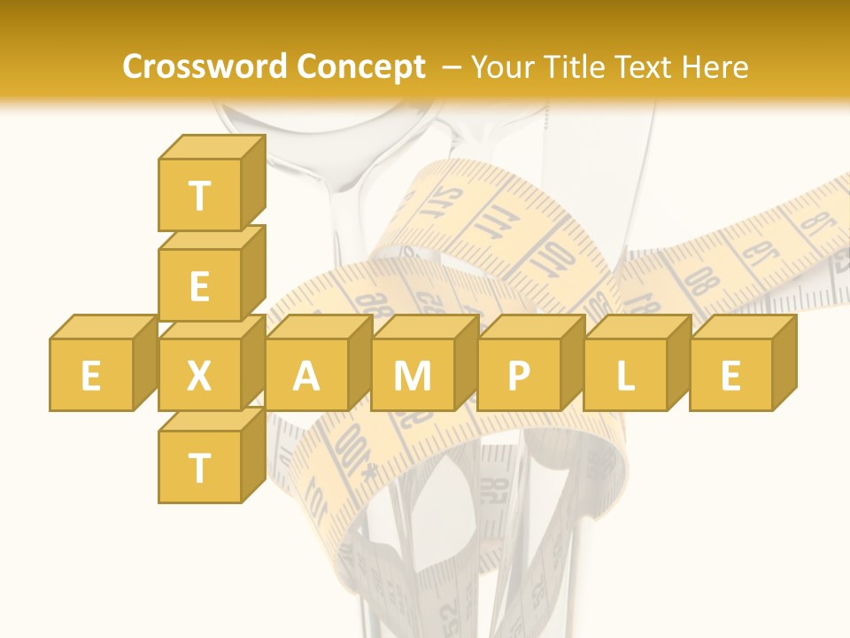 Fork Calories Lose PowerPoint Template
