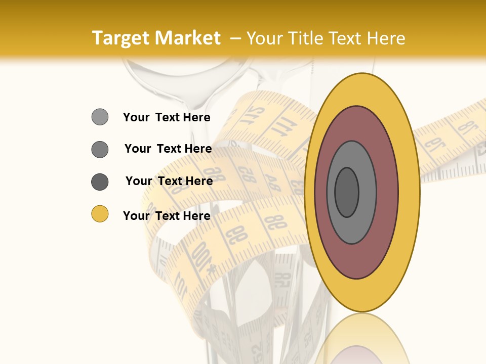Fork Calories Lose PowerPoint Template
