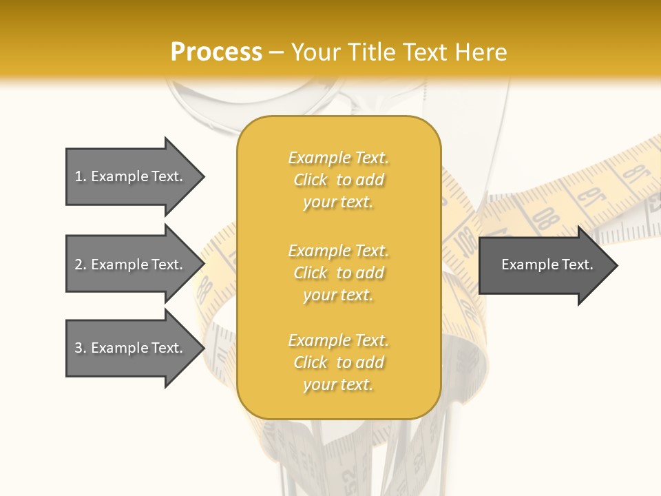 Fork Calories Lose PowerPoint Template