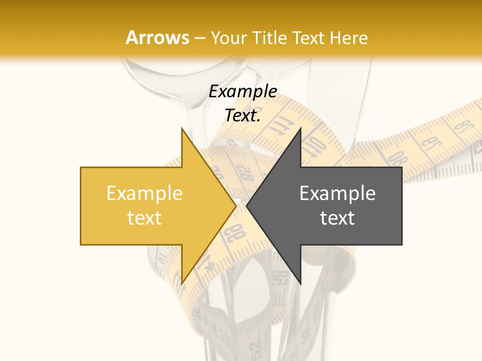 Fork Calories Lose PowerPoint Template