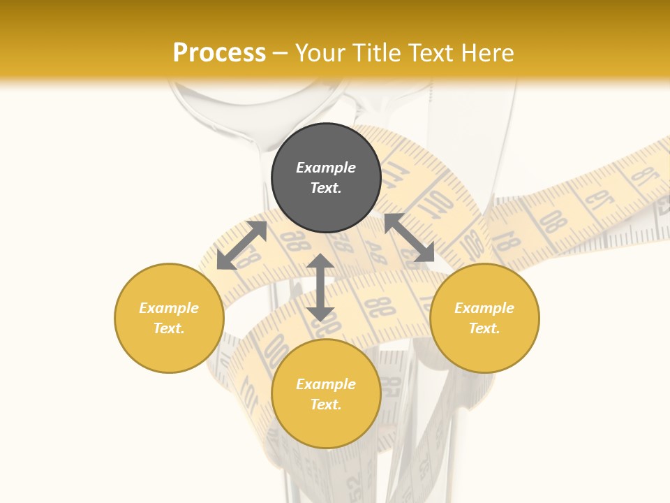 Fork Calories Lose PowerPoint Template