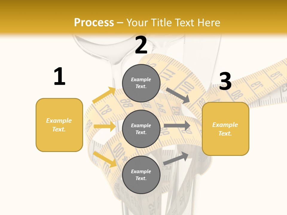 Fork Calories Lose PowerPoint Template