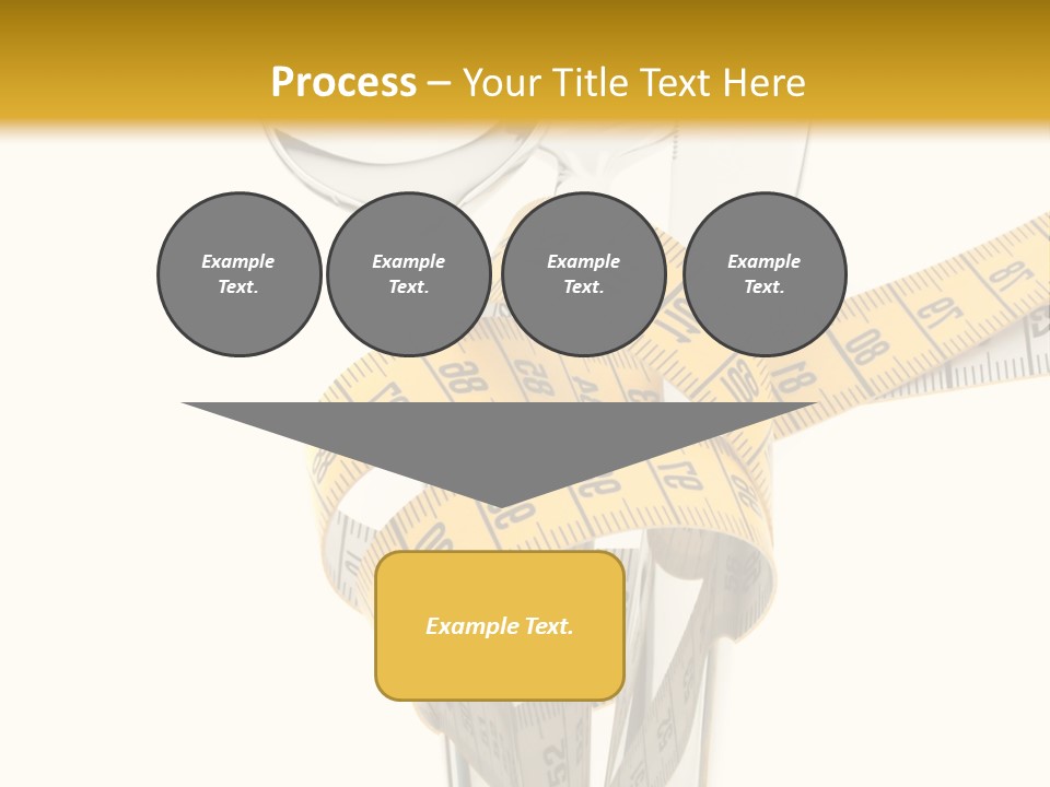 Fork Calories Lose PowerPoint Template