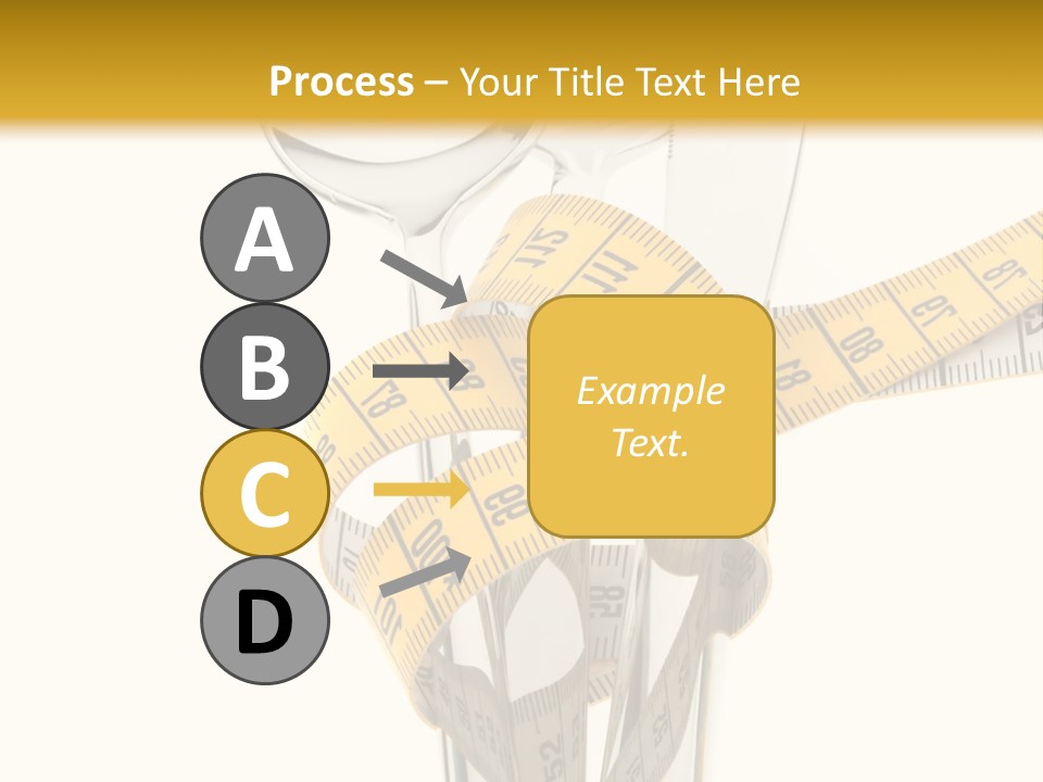 Fork Calories Lose PowerPoint Template