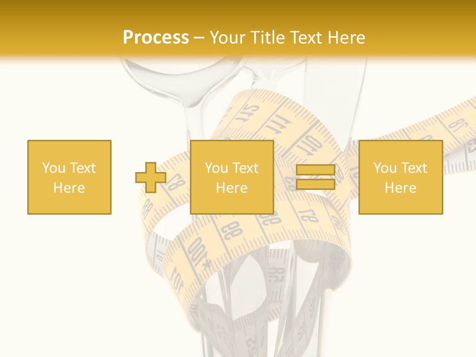 Fork Calories Lose PowerPoint Template