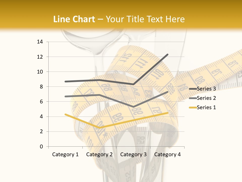 Fork Calories Lose PowerPoint Template
