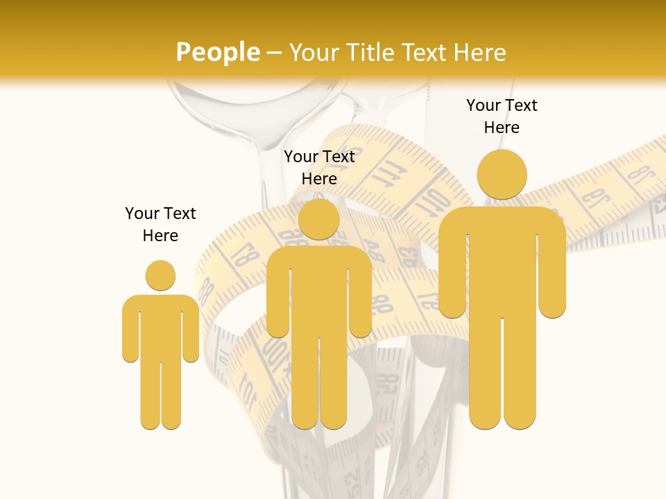 Fork Calories Lose PowerPoint Template