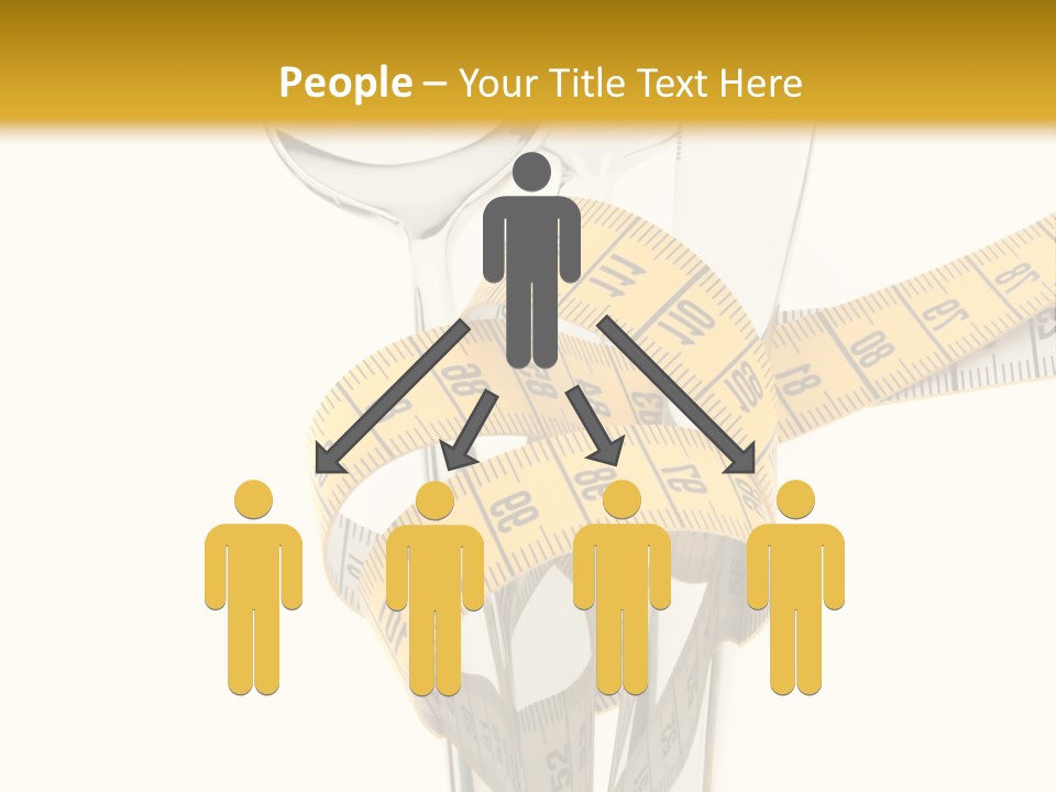 Fork Calories Lose PowerPoint Template