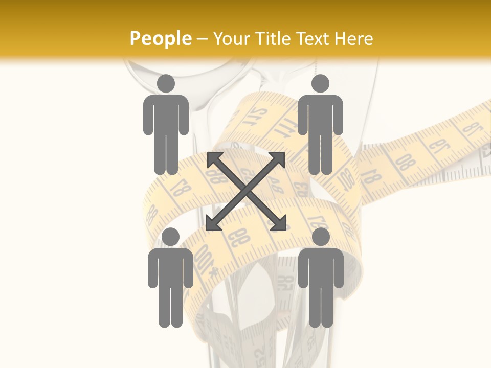 Fork Calories Lose PowerPoint Template