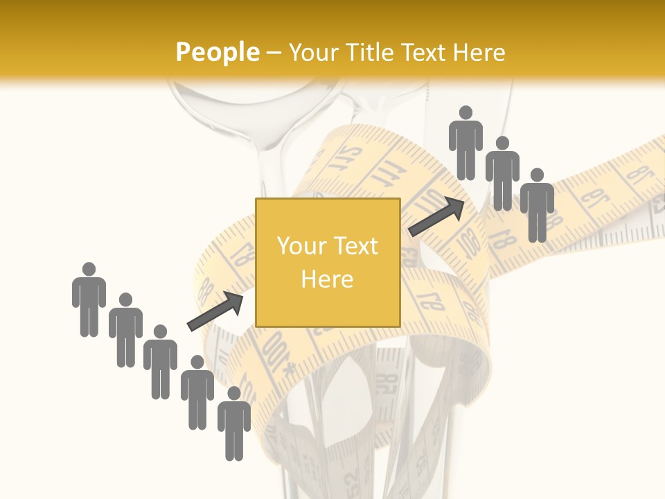 Fork Calories Lose PowerPoint Template