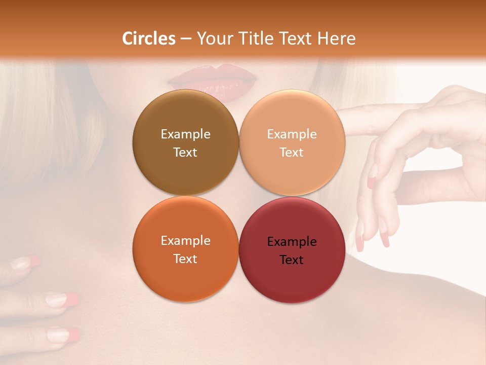 Gorgeous Beautiful Lady PowerPoint Template