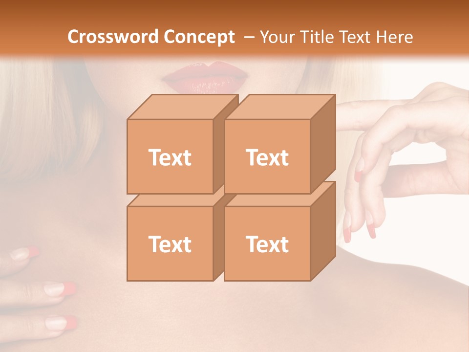 Gorgeous Beautiful Lady PowerPoint Template