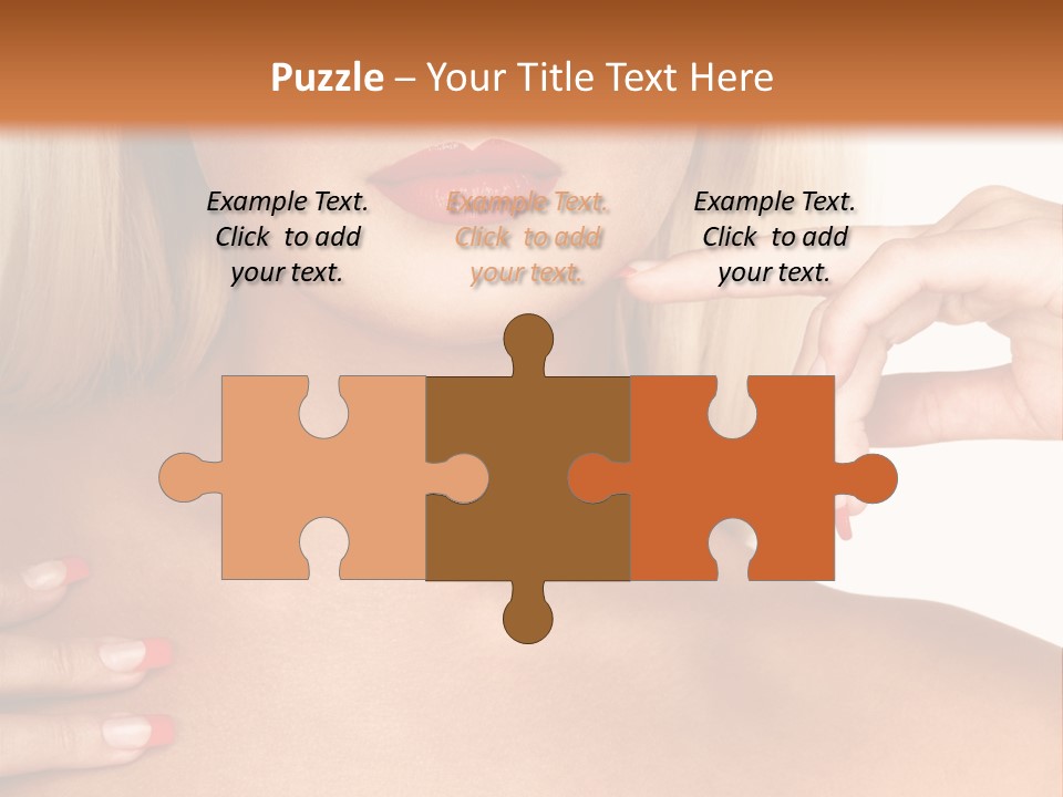 Gorgeous Beautiful Lady PowerPoint Template