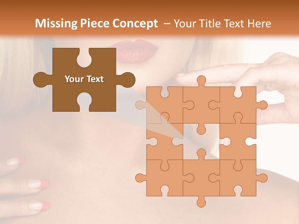 Gorgeous Beautiful Lady PowerPoint Template