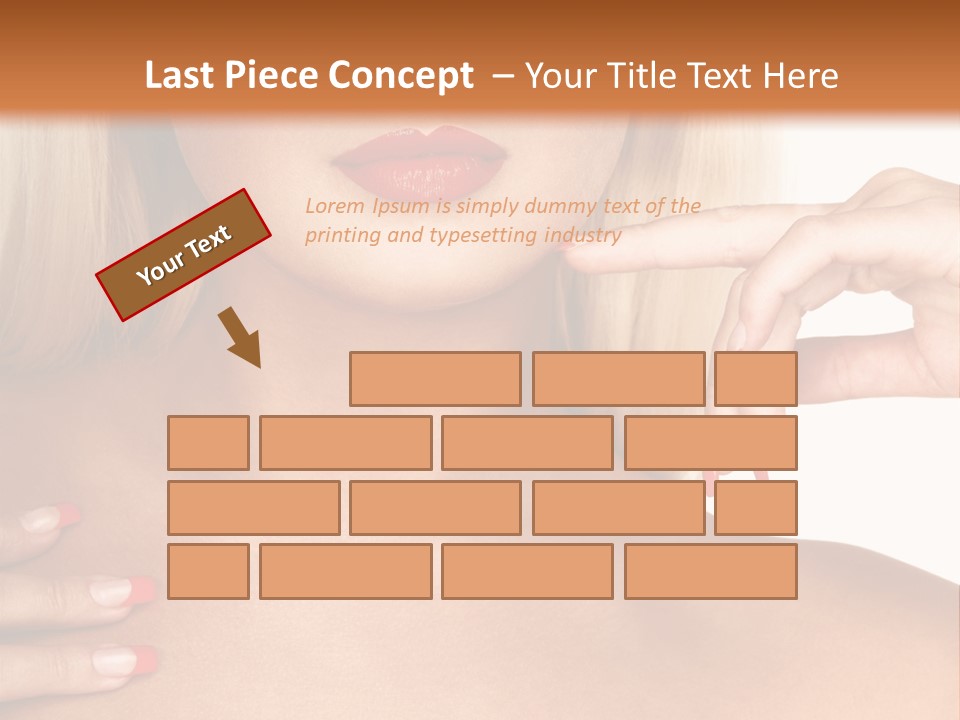 Gorgeous Beautiful Lady PowerPoint Template