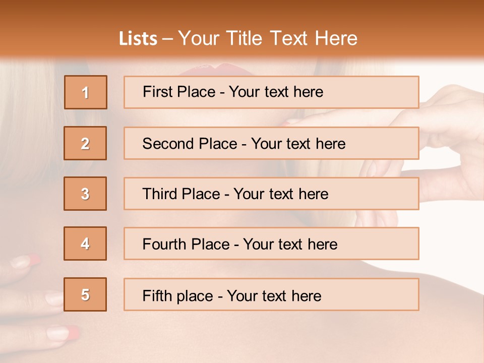 Gorgeous Beautiful Lady PowerPoint Template