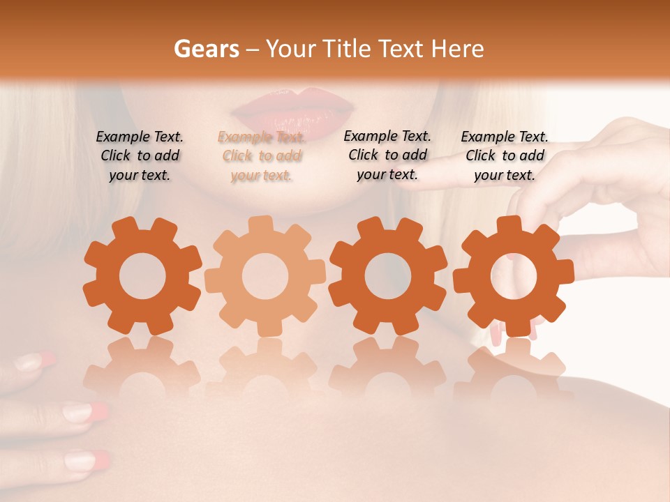 Gorgeous Beautiful Lady PowerPoint Template